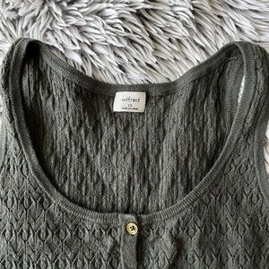 Aritzia Wilfred Knit Crop Top